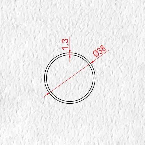 لوله محوری 38 