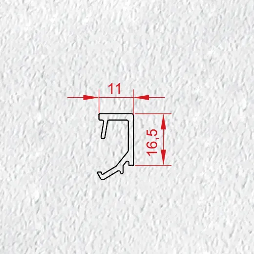 پروفیل زهوار رنگ پودری 