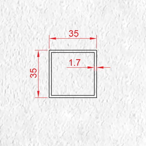 قوطی 35*35 